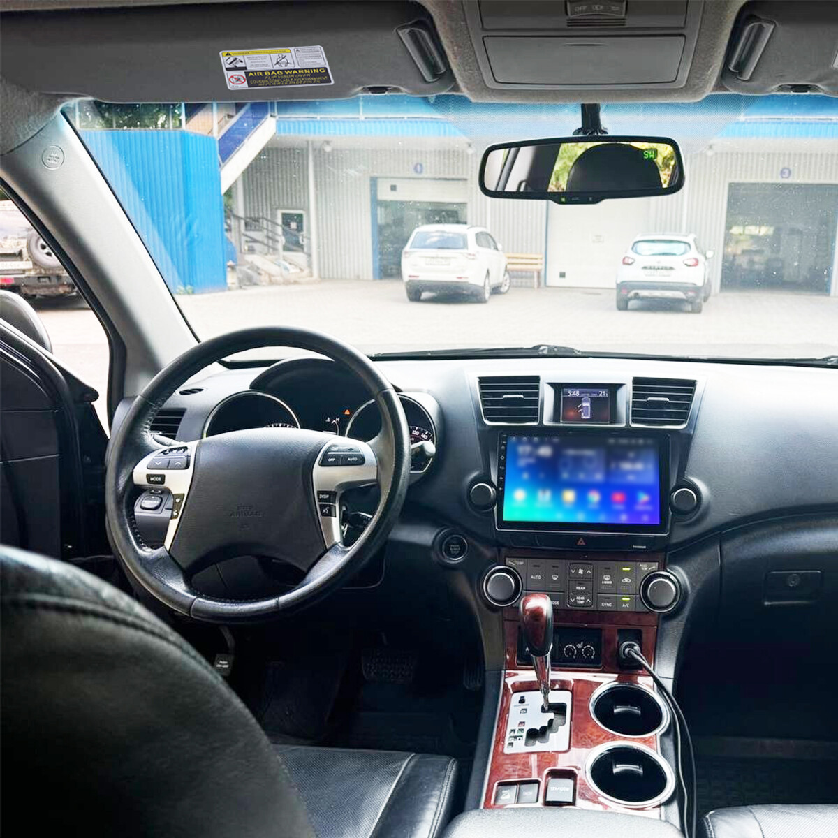 Gray Left Driver Side Sun Visor w/Mirror & Light For 2008-2013 Toyota Highlander