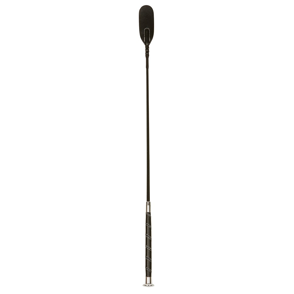 Dublin Leather Touch Crop, 25.5", Black
