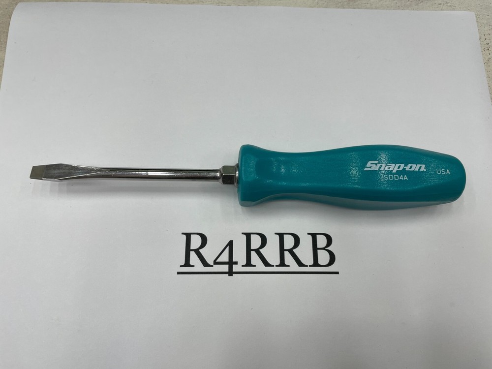 Snap-on Tools USA NEW 2pc TEAL Hard Handle Flat Phillips Head Screwdriver Set