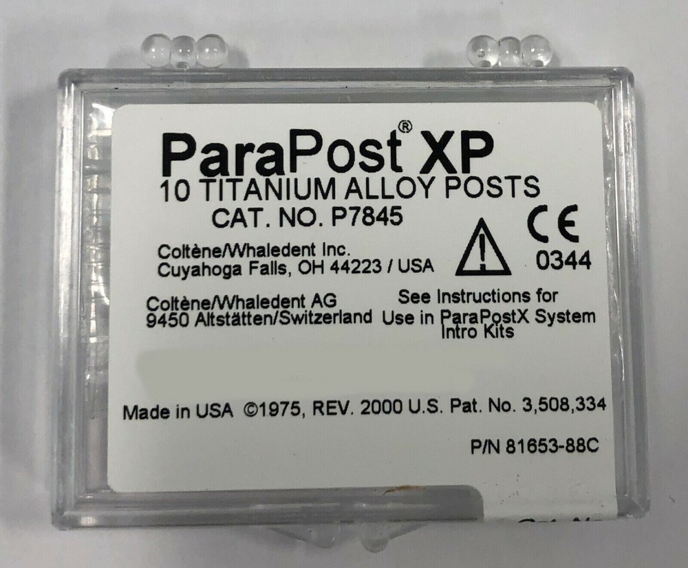 Coltene Dental ParaPost XP Titanium #5 Red 10/PK REF:P7845