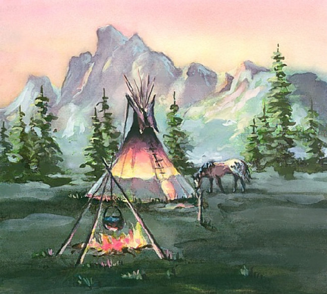 TIPI FIRE by Sharon Sharpe L@@K!!