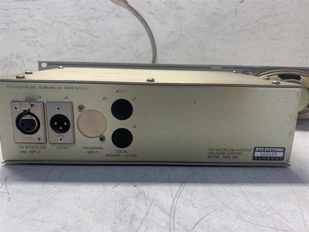 RTS SYSTEM TW INTERCOM SYSTEM RMS300