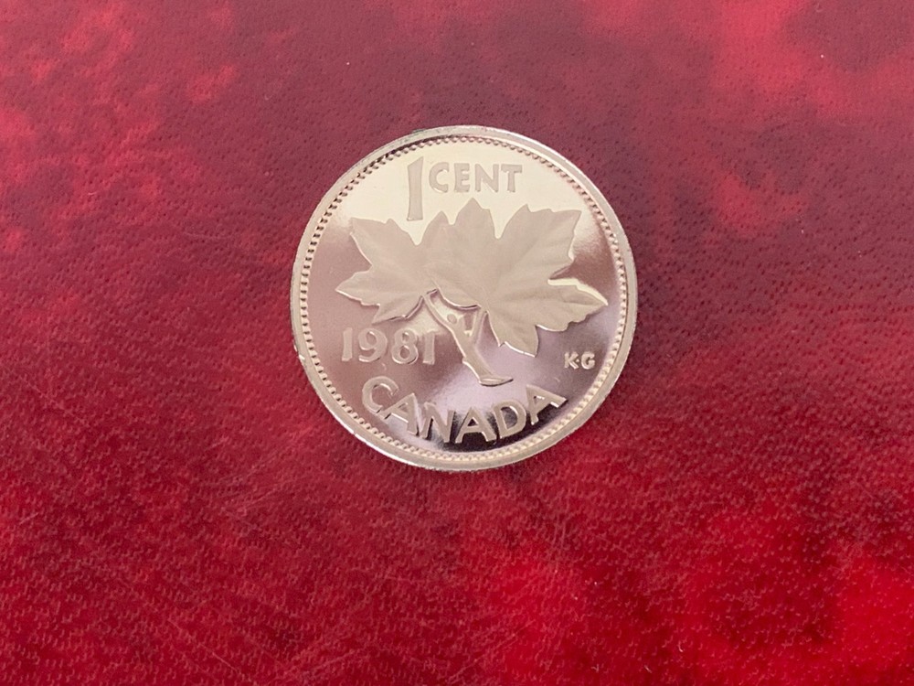 Canada 1 Cent 1981 Proof Coin-Uncirculated