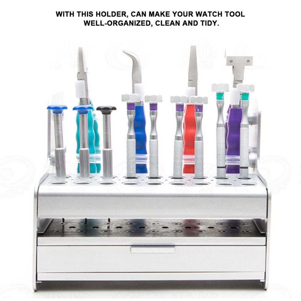 Multi Function Watch Repairing Tool Holder For Watchmakers And Workers New
