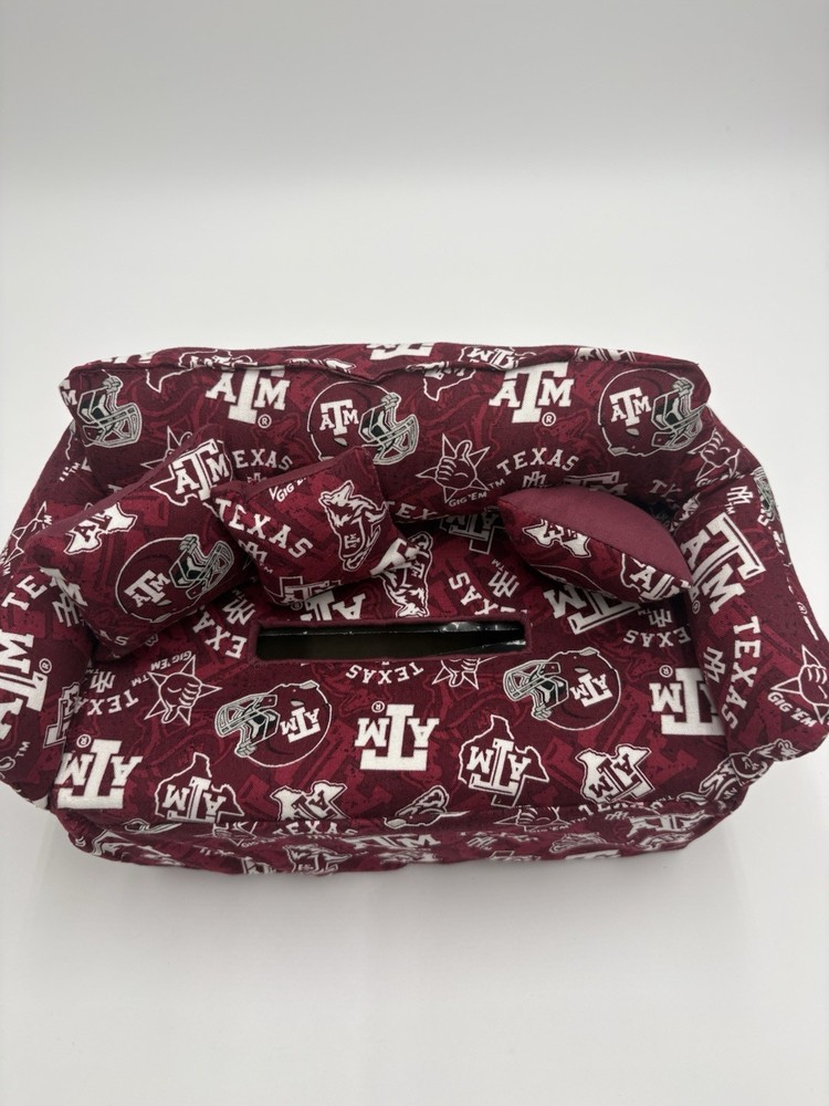 Texas A&M Aggies Tissue Box Cover Sofa