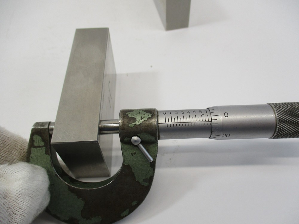 (2) Toolmaker Made PARALLELS Same Height 1-1/2" & Width 3/4" Different Length EC