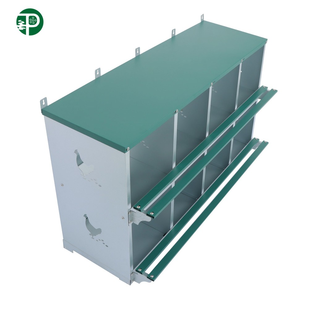 For Chicken Laying Eggs Hens Chicken Coop Box Chicken Nesting Boxes 8 Hole