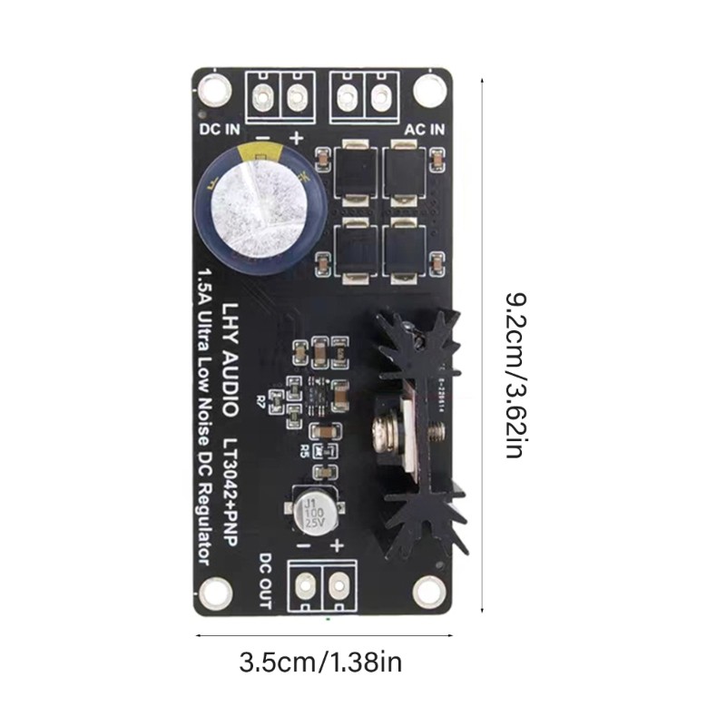 Low Noise High Precise Linear Regulated Power Supply Module For LT3042 1.5A