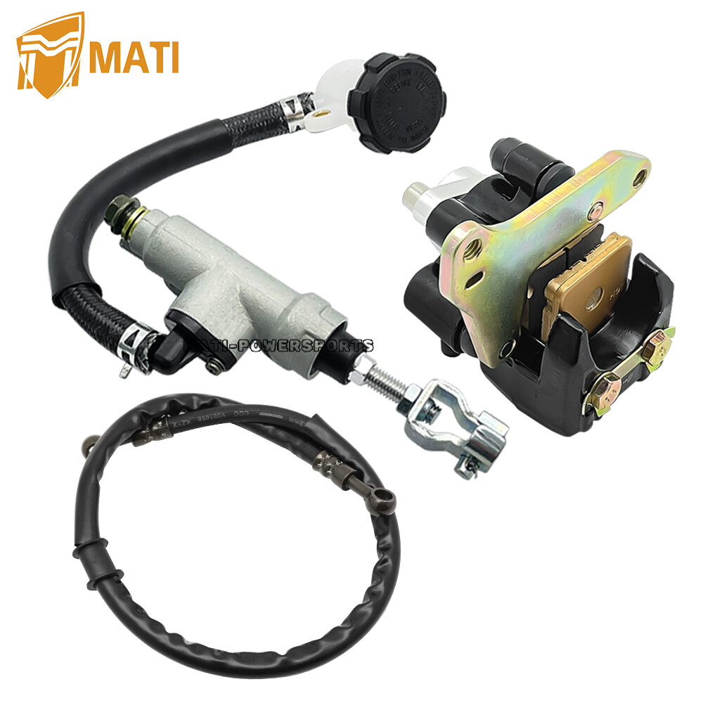 Rear Brake Caliper & Master Cylinder W/Hose for Honda TRX400EX 400EX 1999-2004