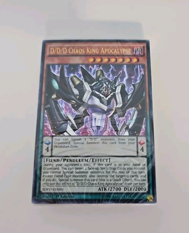 YU-GI-OH! D/D Chaos King Apocalypse Sealed Starter Deck