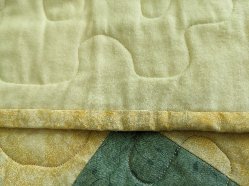 Spring Quilt Handmade 104" X 72" Patchwork With Sham Thin Lightweight Stunning