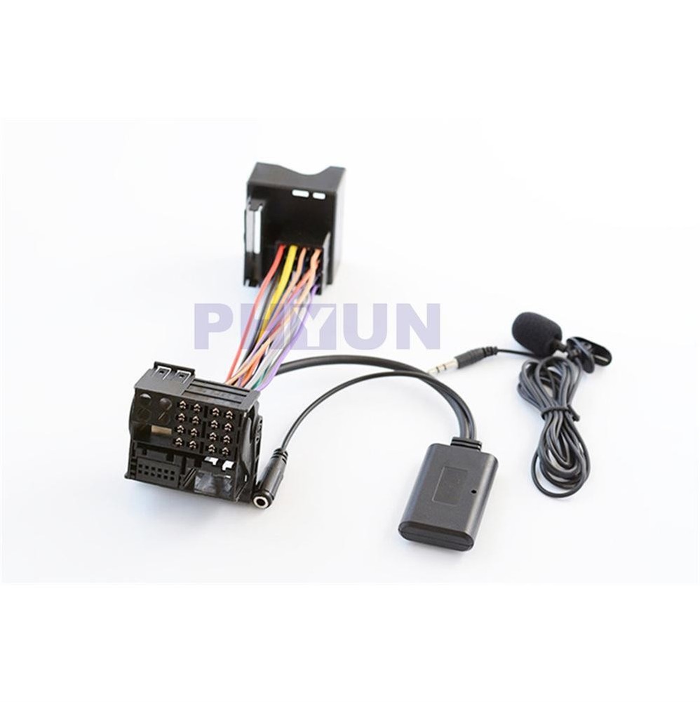 12PIN Aux Bluetooth 5.0 Adapter+ Microphone Cable For BMW X5 X3 Z4 E83 E85 E86