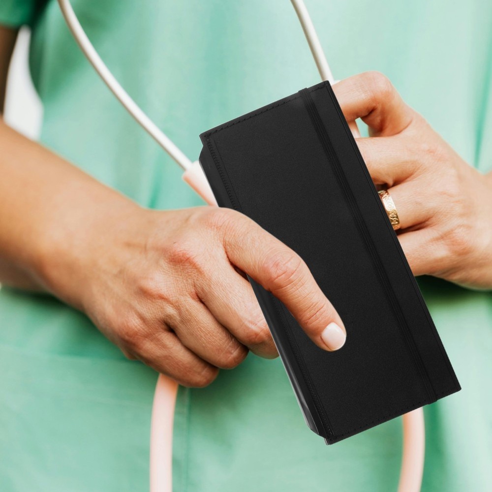 Lab Coat Pocket Clipboard with Notepad Folding Nursing Student Compact