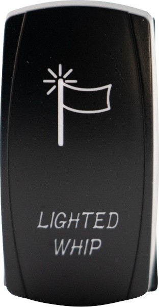 Brite-Lites Whip Light UTV Rocker Switch Black