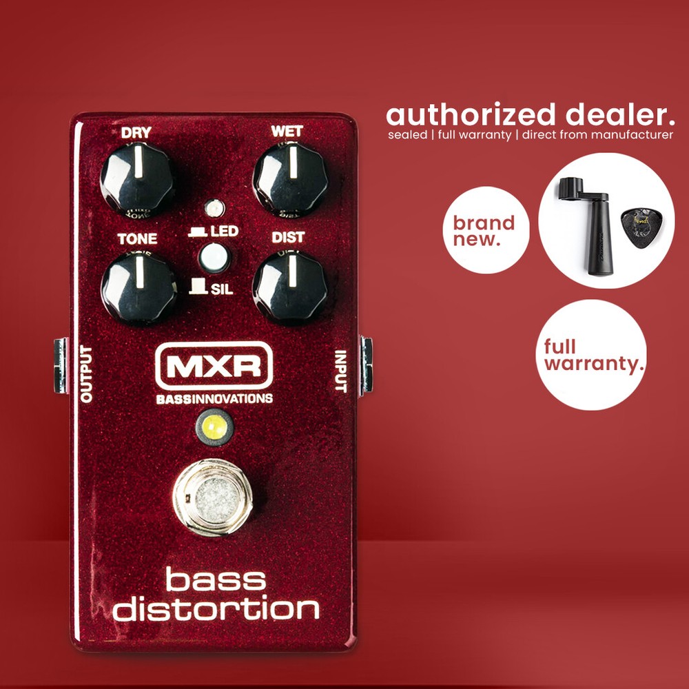 MXR M85 Bass Distortion Effects Pedal