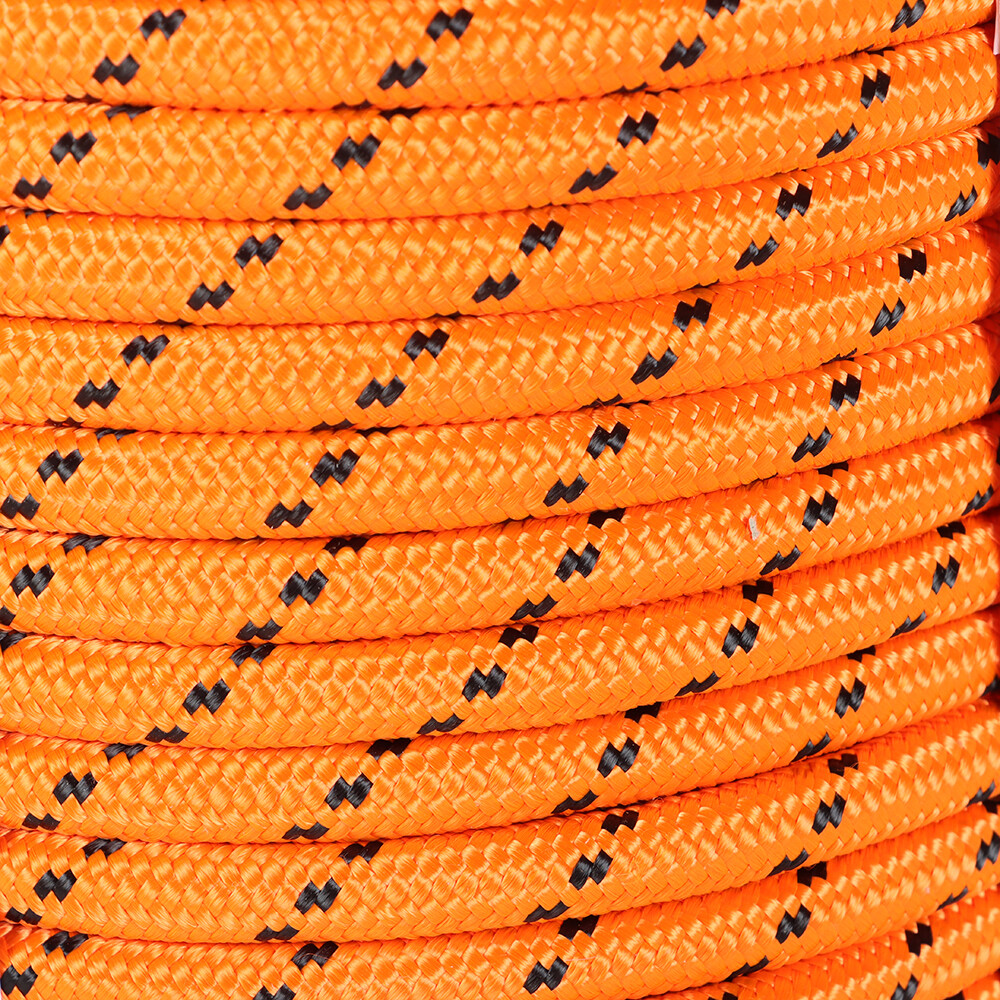 6180Lbs Breaking Strength Bull Rope 1/2Inch Diameter Double Braid Polyester Rope