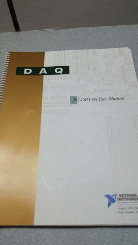 National Instruments PC-DIO-96 User Manual