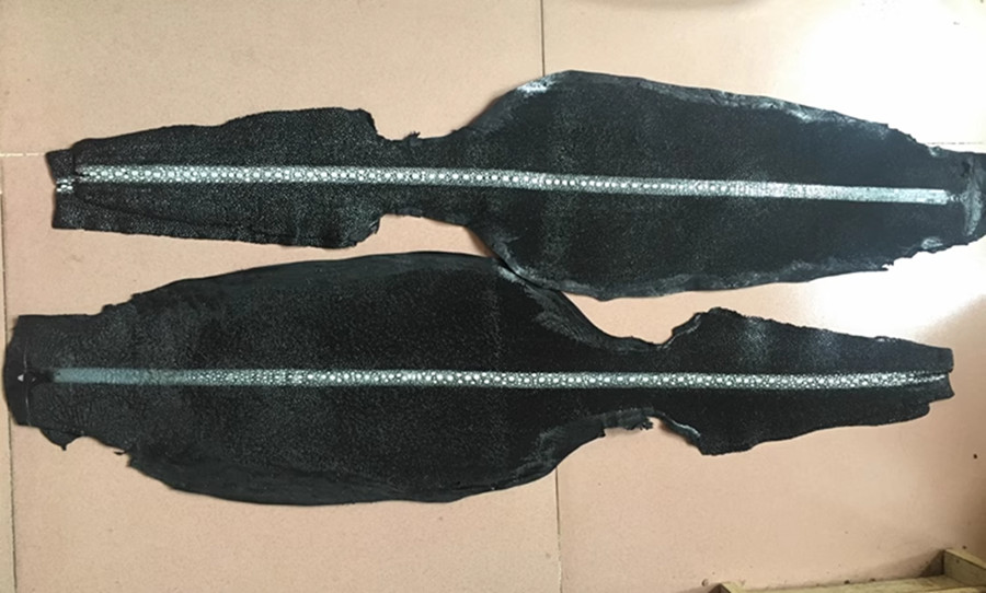 1PCS Unpolished Stingray Shagreen Fish Hide Skin Leather DIY Pelt Various Colors