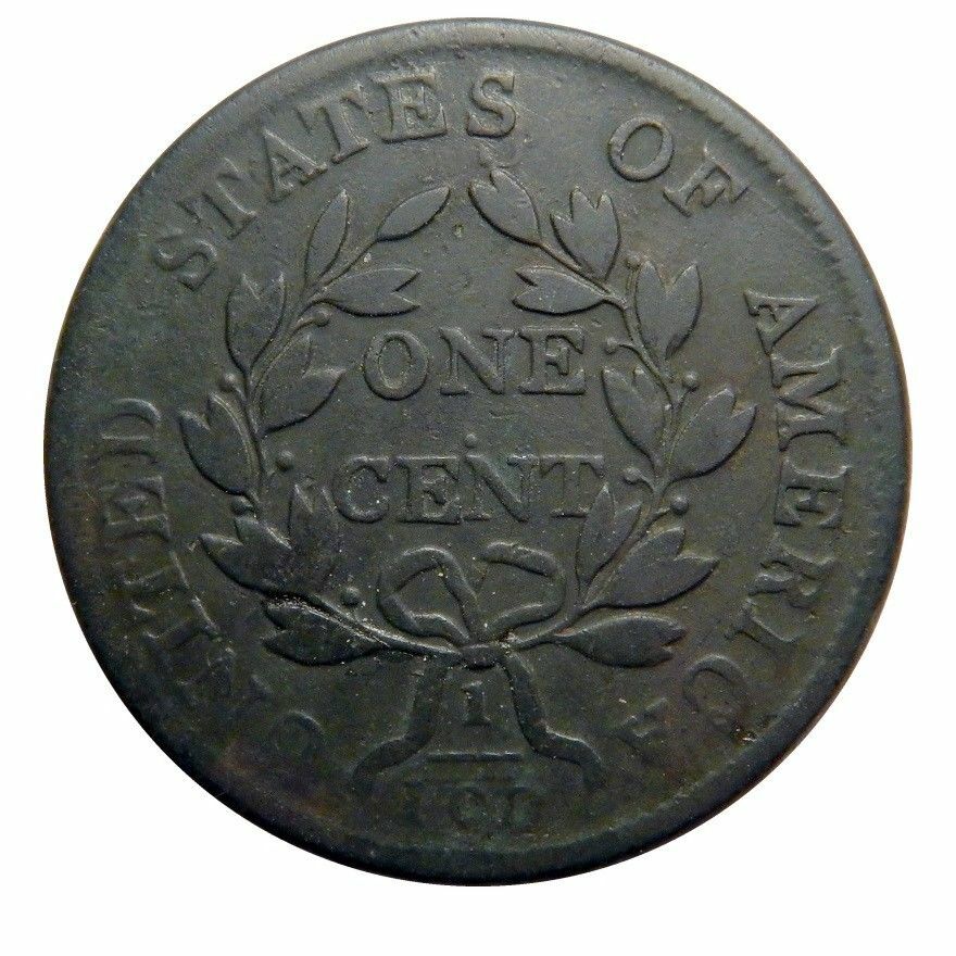 Large cent/penny 1802 Sheldon 241 stemless mid grade original