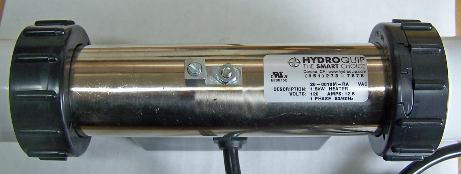 Jetted Bathtub Heater - Hydro-Quip - Heat Master (VAC) - 1.5KW Output, 120volts