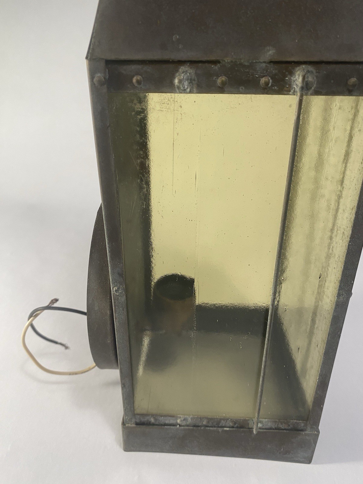 VTG Thomas Industries MOE LIGHT Wall Lantern Copper Patina Outdoor Rustic