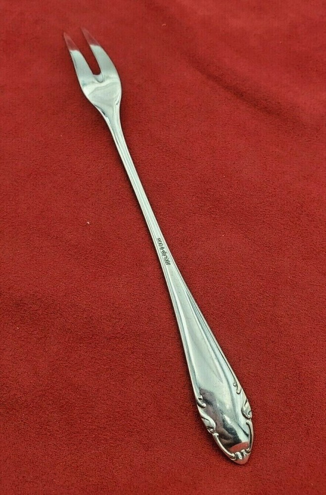 German 800 Silver 2 Tine Meat Serving Fork #12002