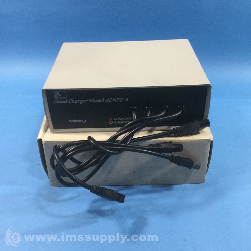 Zebra UCN72-4 Quad Charger FNOB