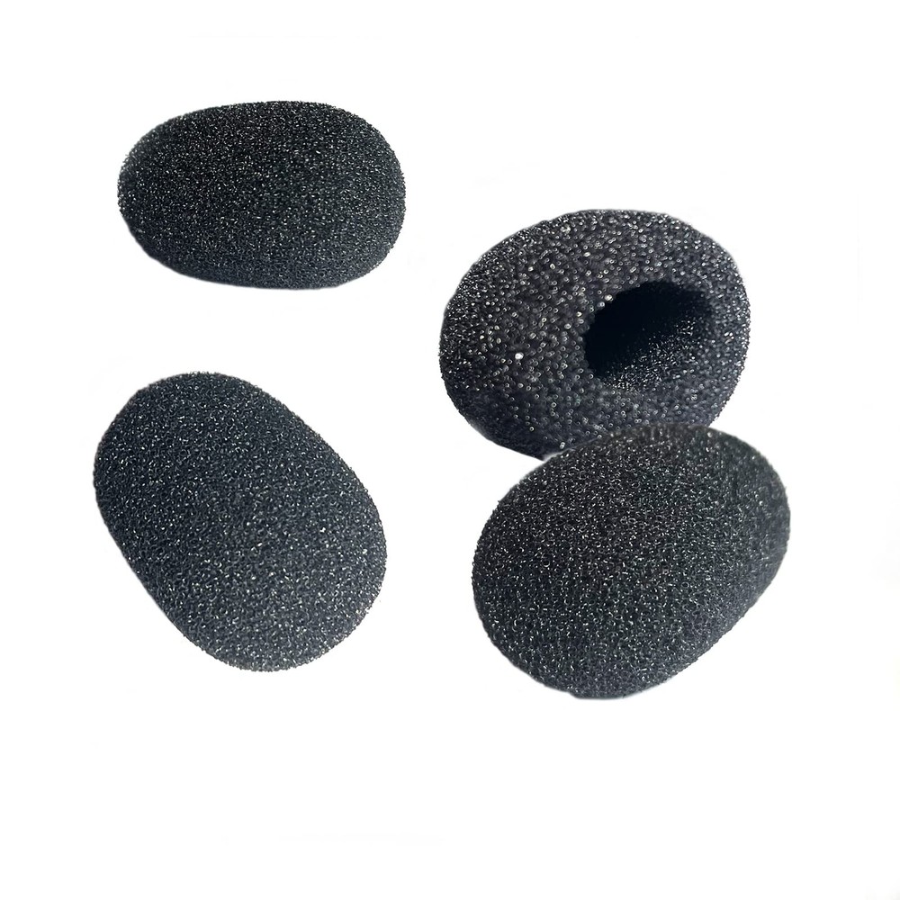 Lapel Microphone Clips Replacement Kit, Mic Windscreen Foam Covers and Clips