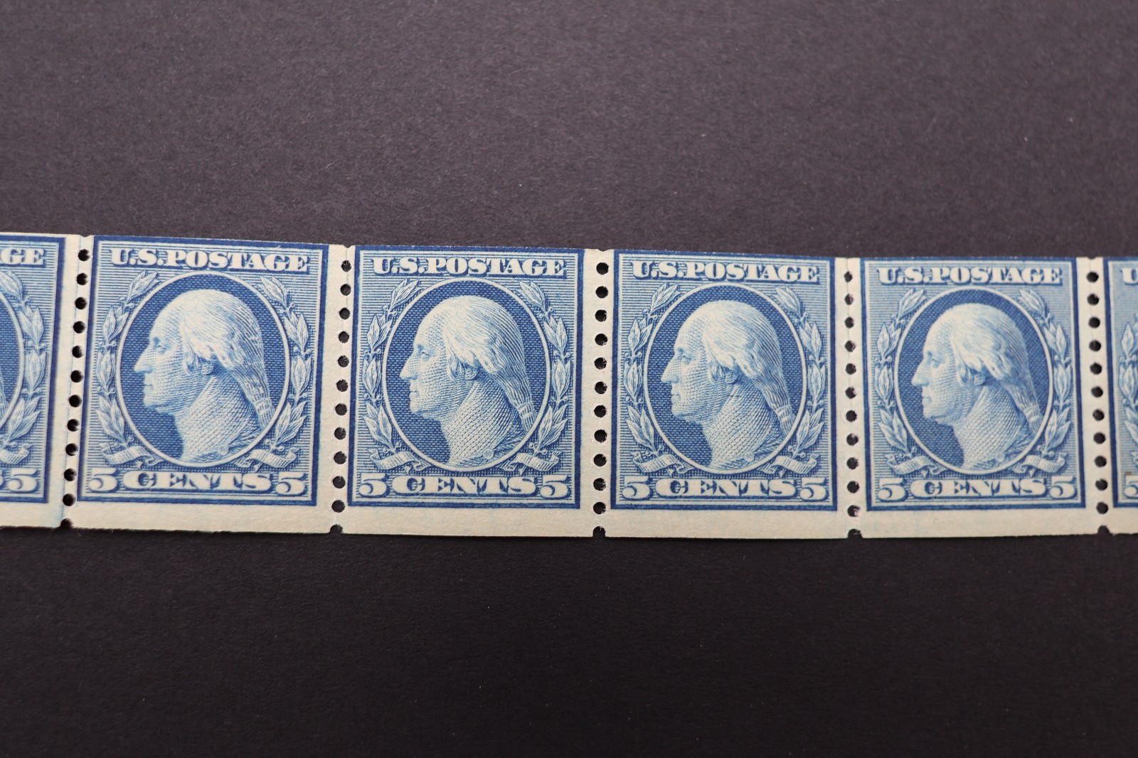 us coil strip 10 cl line pair clp sc# 496 mint mnh nh