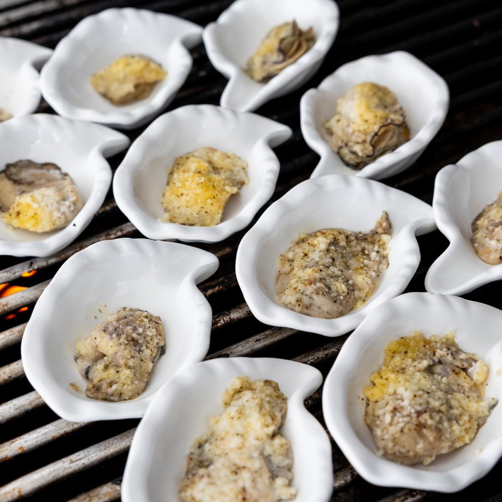 Grillable Shells, Ceramic Oyster Shells, Set of 12 Shells For Grilling, Bakin...