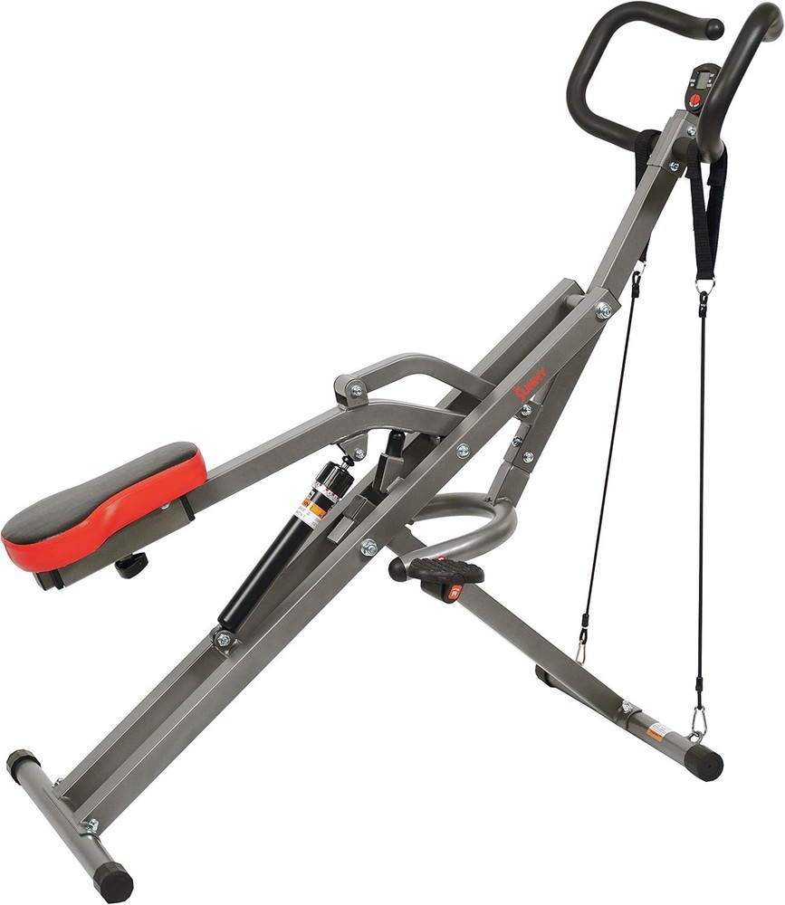 LCD Display Squat Machine with 12 Resistance Levels for Intense Workouts