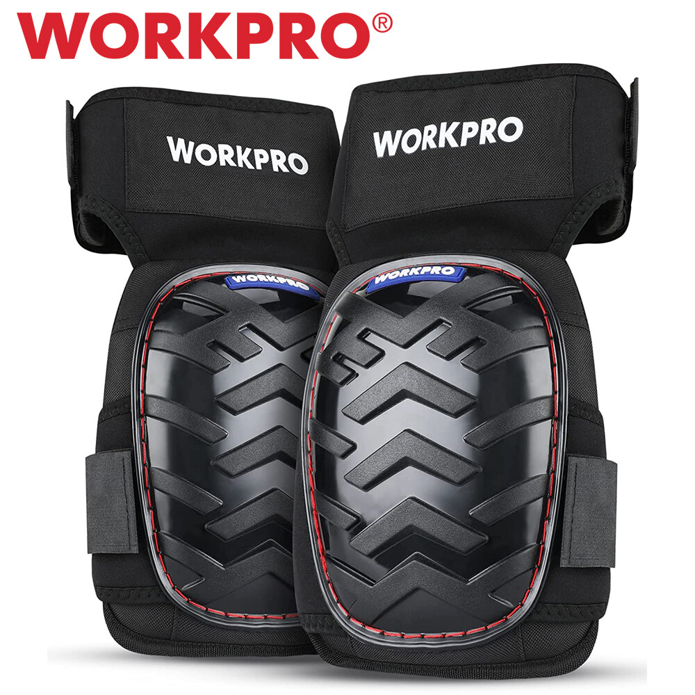 WORKPRO Gel Knee Pads with Anti-Slip Straps Professional Knee pads for Work USA
