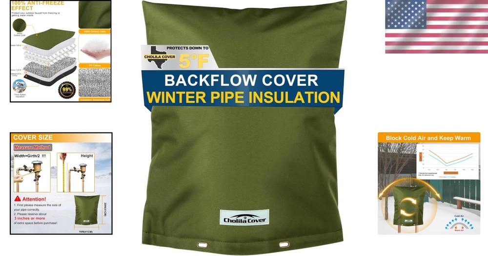 Winter Pipe Freeze Protection Cover