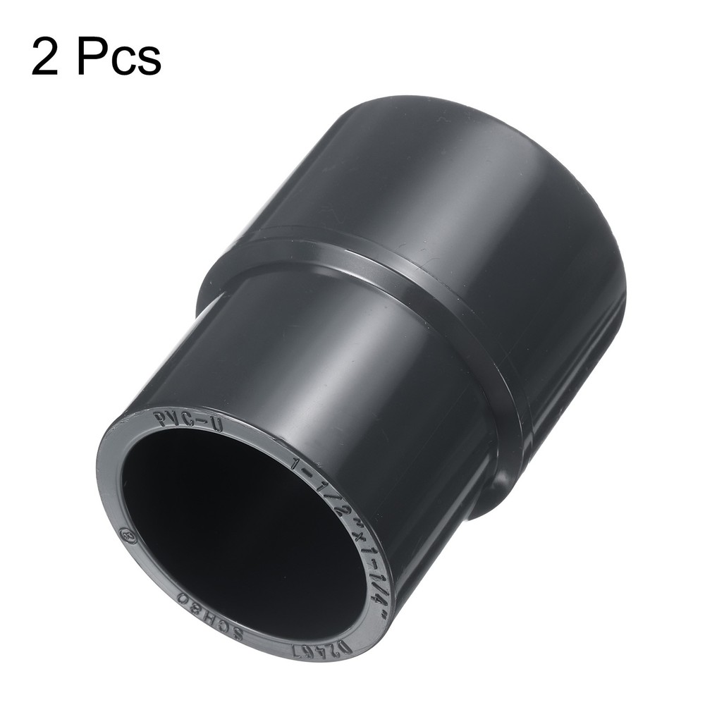 2pcs Reduce Coupling 1-1/2 x 1-1/4" Increaser/Reducer Coupling Pipe Fitting