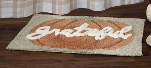 - Bath Mat, Cotton Bath Rug, Fall Home Decor (Grateful Patch Collection)