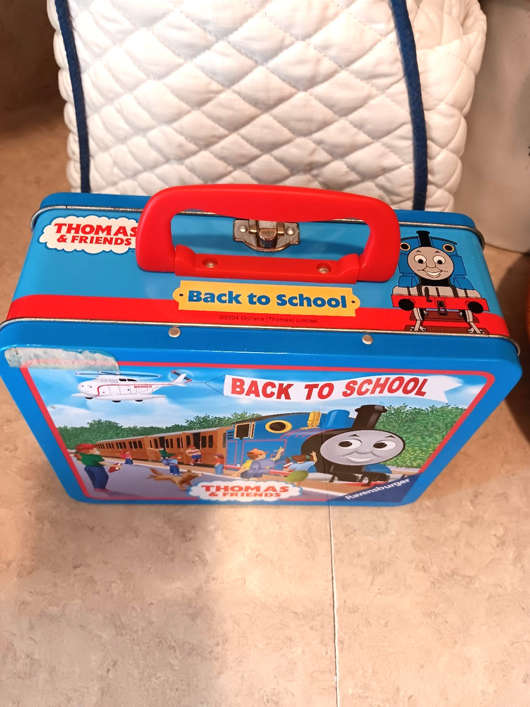 Thomas & Friends Back To School Tin Lunch Box Thomas the Train Engine Plus More