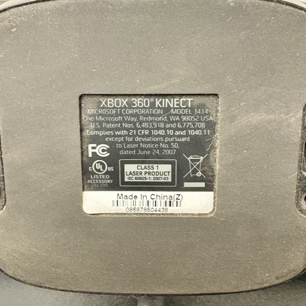 Microsoft Xbox 360 Kinect Motion Sensor Bar Model 1414