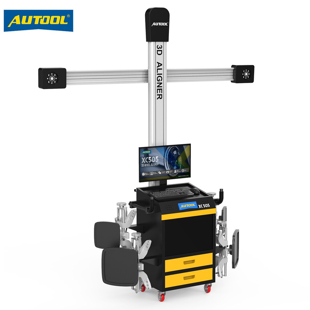 AUTOOL 3D Fully Automatic Wheel Alignment Machine Wheel Aligner High Precision
