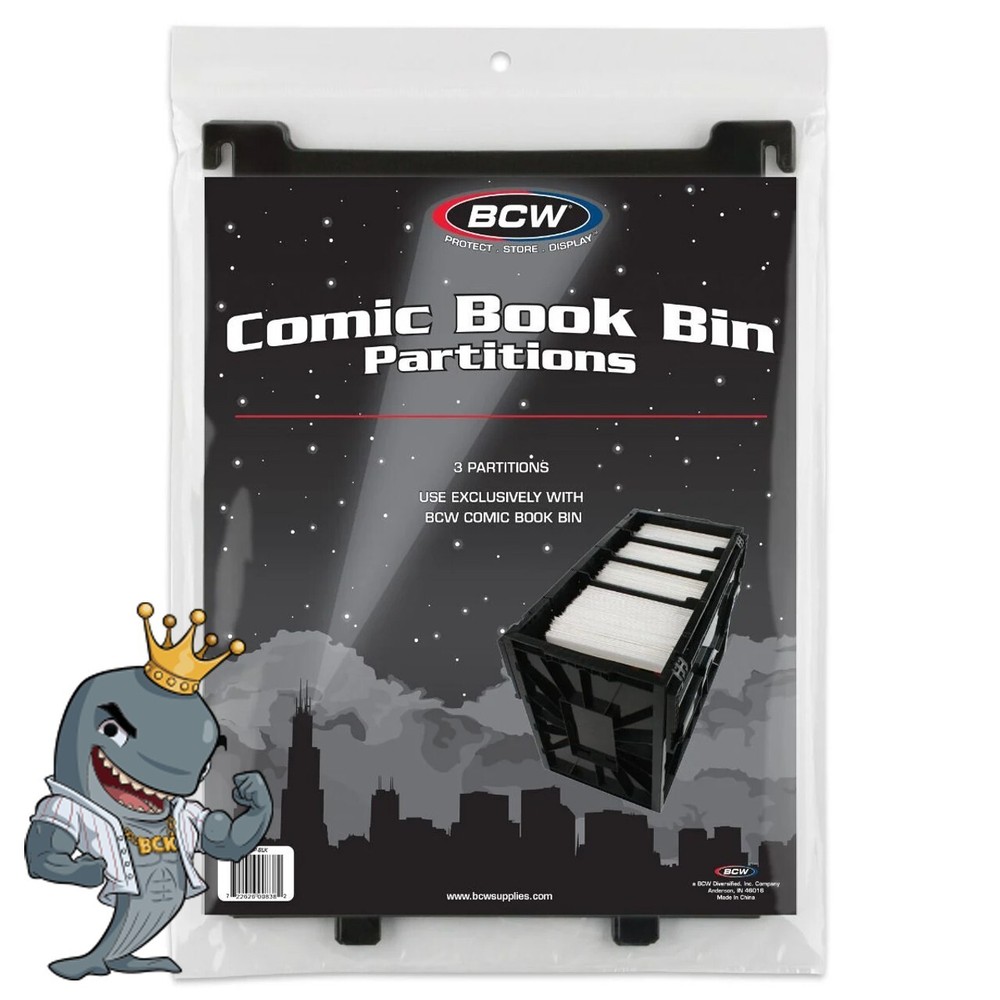 BCW Comic Book Bin Partitions 3ct Pack FREE SHIP