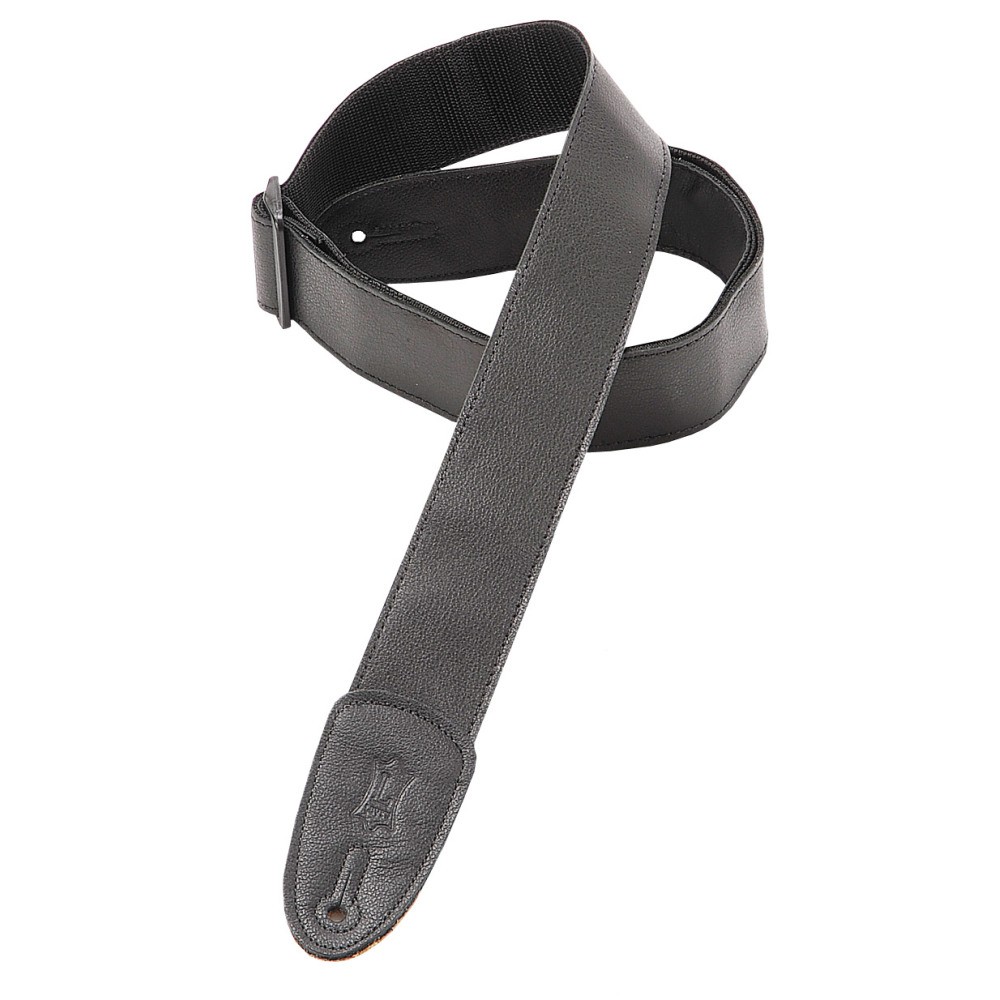 Levy's M7GP-BLK 2" Garment Leather Guitar Strap - Black