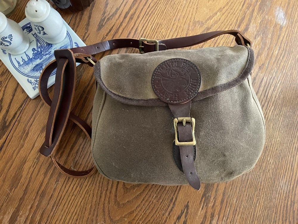 Duluth Pack Shell Bag Waxed Canvas Leather
