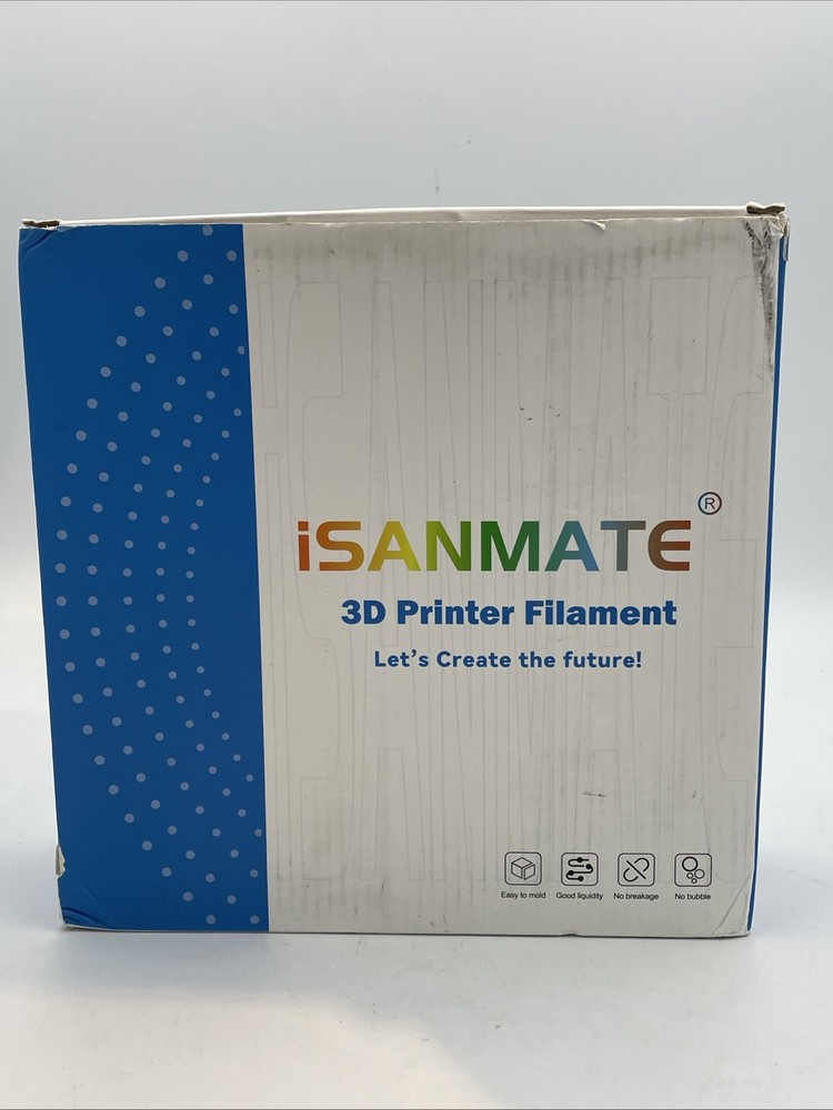 iSANMATE 3D Printer Filament for 3D Printers - Open & Damage Box - New