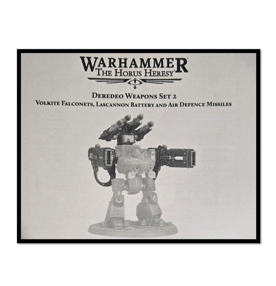 Deredeo Dreadnought Weapons Set 2 Warhammer Horus Heresy