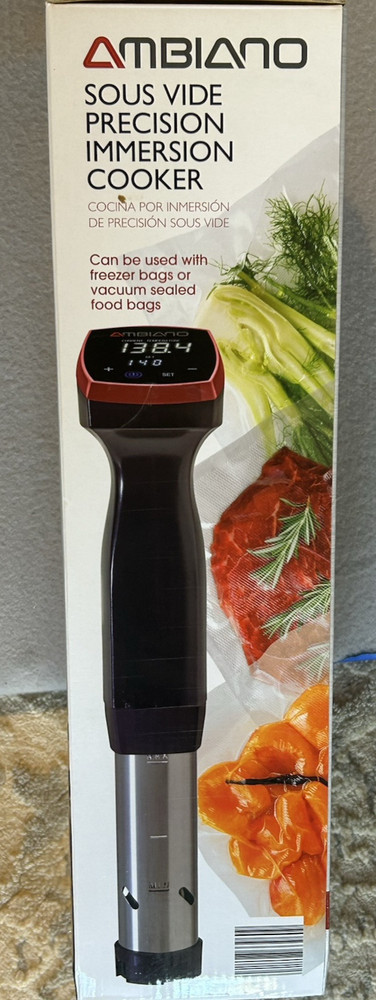 AMBIANO SOUS VIDE PRECISION IMMERSION COOKER LED DISPLAY CHEF