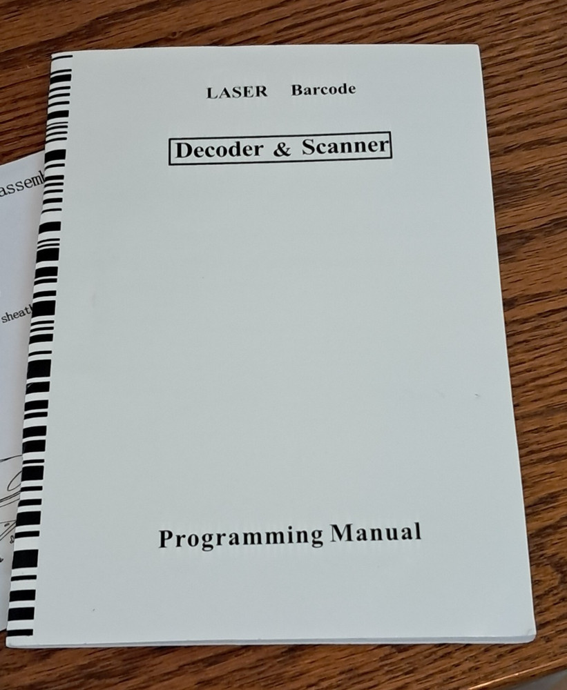 AHS Laser Bar Code Decoder & Scanner w Stand