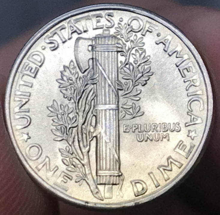 1940 10C Silver Mercury Dime Uncirculated