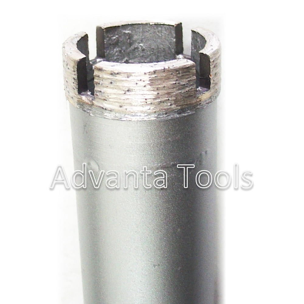 2", 2.5" & 3" Combo - Dry Core Drill Bit for Hard Concrete Masonry