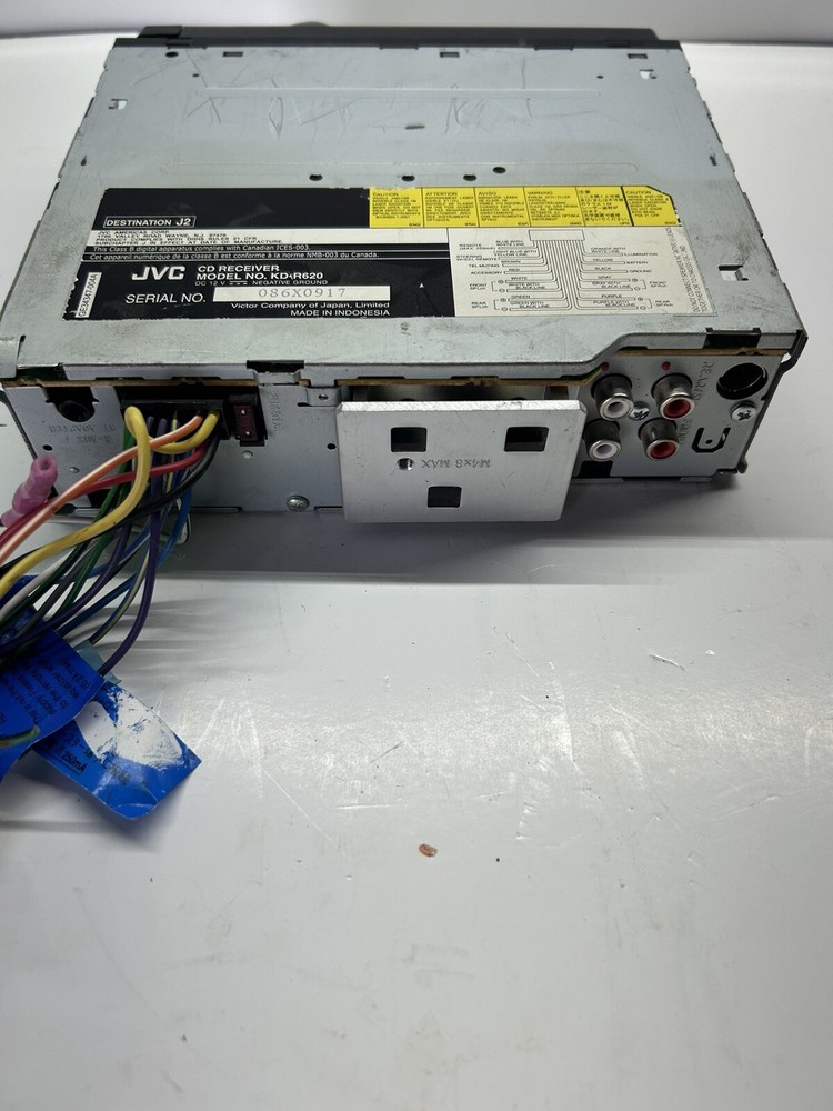 JVC KD-R620 CD Player In Dash Receiver