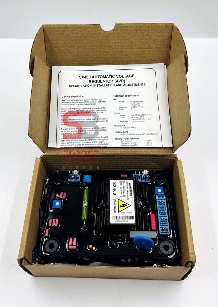 Stamford SX460 AVR, Automatic Voltage Regulator