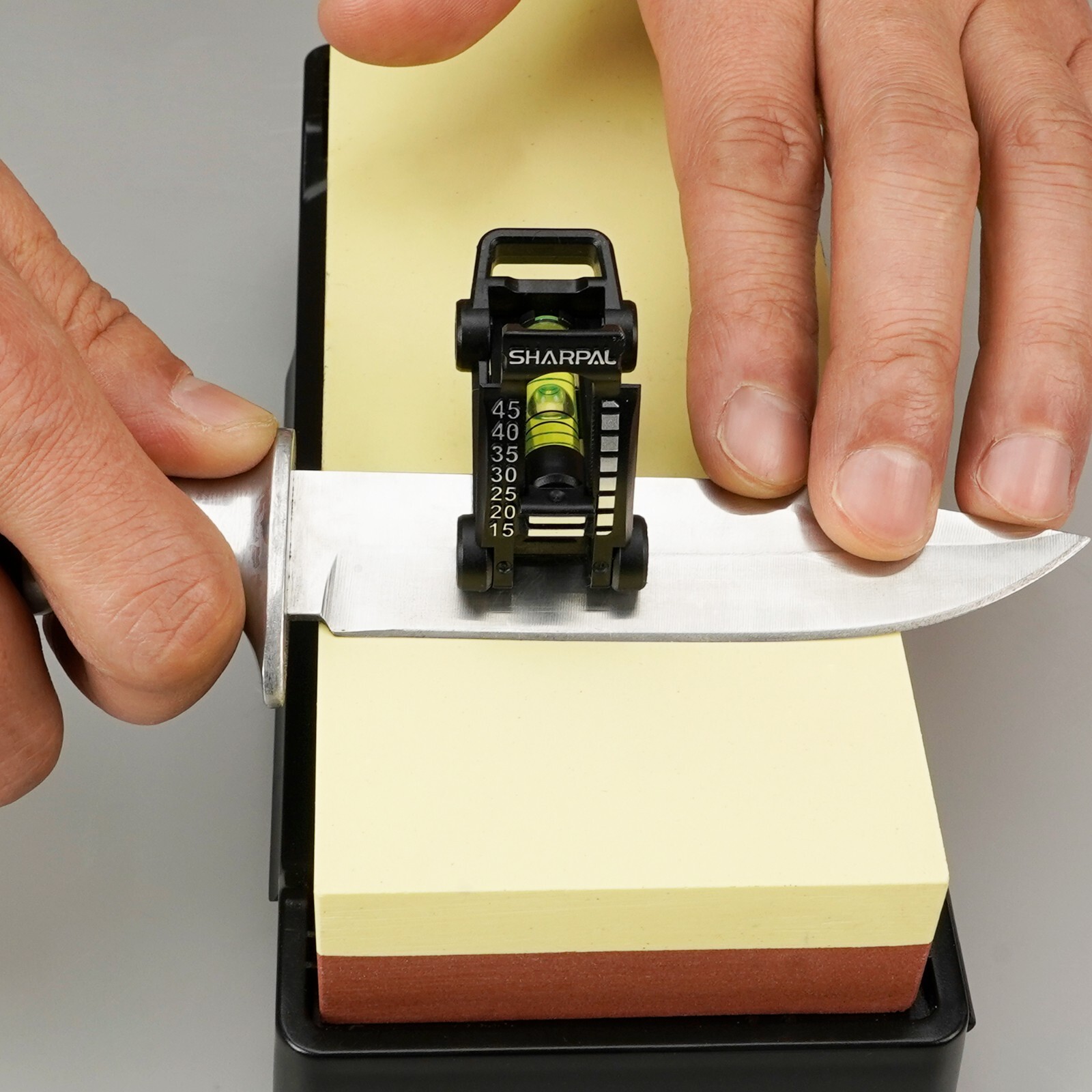 HOLDBUBBLE Whetstone Knife Blade Sharpener Sharpening Stone Angle Guide